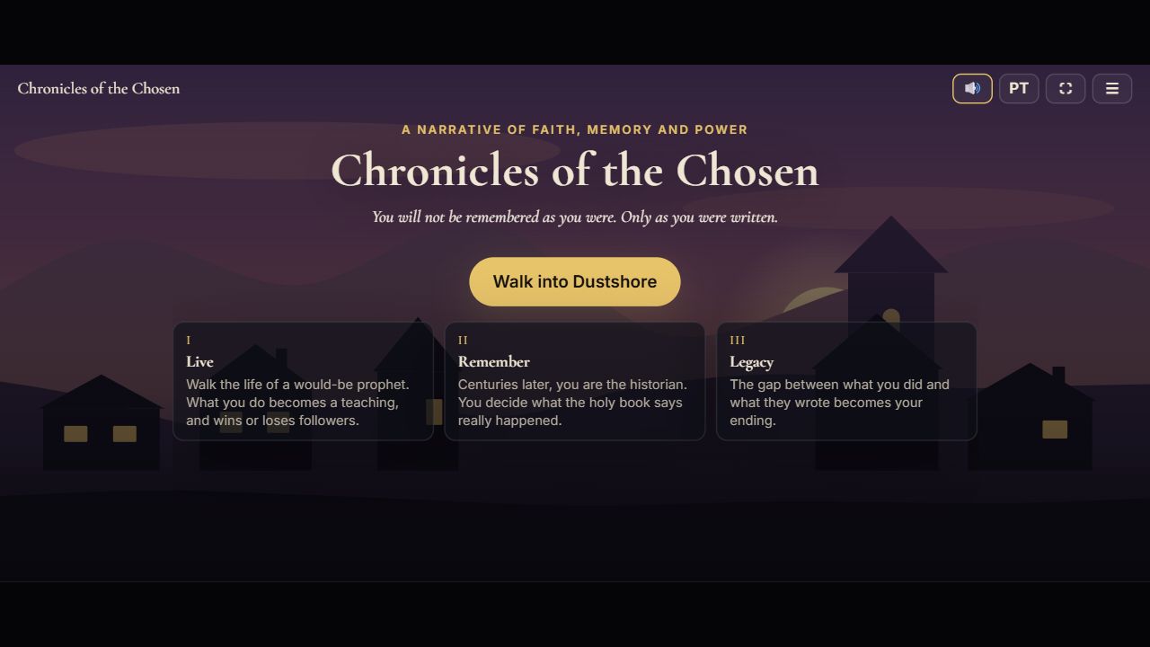 Chronicles of the Chosen — game screen