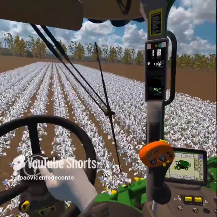 John Deere — VR cotton harvest simulator